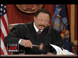 Judge Brown Animated Gif