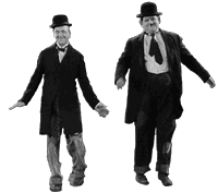 Laurel Hardy Dancing Animated Gif