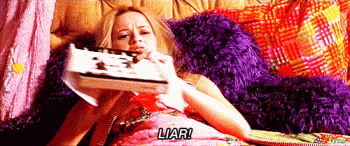 Legally Blond Broken Heart Liar Moment Throws Chocolated At Tv Animated Gif