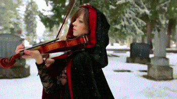 Lindsey Stirling Playing Violin Animated Gif Nice