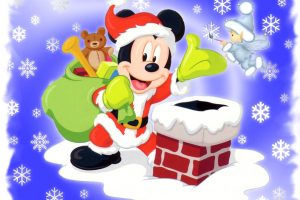 Mickey Mouse Santa