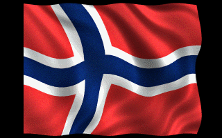 Norwegian Flag Waing Gif Animation Cute