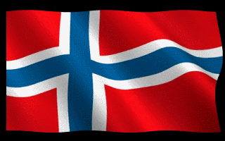 Norwegian Flag Waing Gif Animation Love
