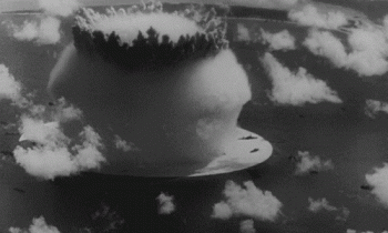 Nuclear Atom Bomg Explosion Animated Gif Love