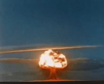 Nuclear Atom Bomg Explosion Animated Gif Super
