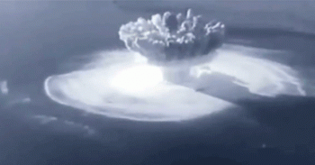 Nuclear Atom Bomg Explosion Animated Gif Sweet