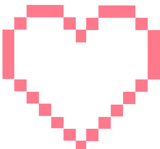 Pixel Heart Pink Animated Gif