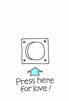 Press Here For Love Button Animated Gif