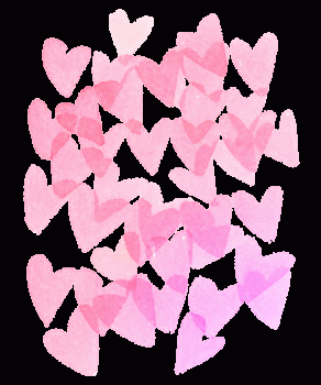 Pretty Hearts Pattern Animated Gif