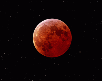 Red Blood Moon Animation Hot Cool Image