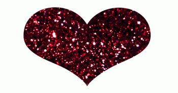 Red Glitter Heart Animated Gif