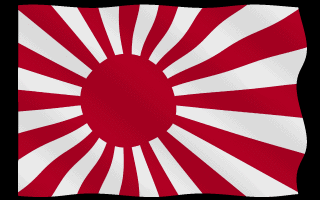 Rising Sun Flag Japan Waving Animated Gif Hot