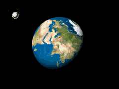 Satellite Orbiting Earth Animation Hot Super