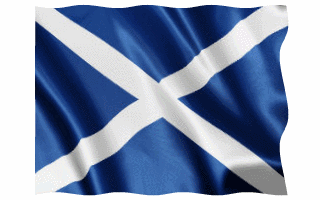 Scottish Flag Waving Gif Animation Cute
