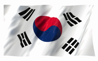 South Korean Flag Waving Gif Animation Hot Download