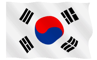 South Korean Flag Waving Gif Animation Nice