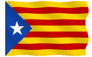 Spain Catalan Flag Waving Animated Gif Hot Cute