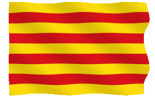 Spain Catalan Flag Waving Animated Gif Hot Love