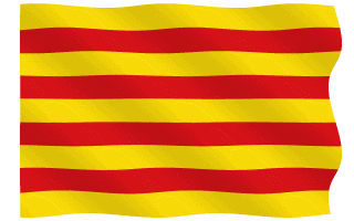 Spain Catalan Flag Waving Animated Gif Hot Super