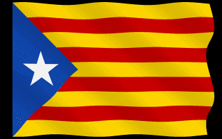 Spanish Catalan Flag Waing Animated Gif Hot