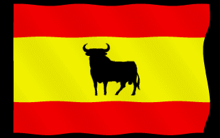 Spanish Flag Bull Waving Animated Gif Hot