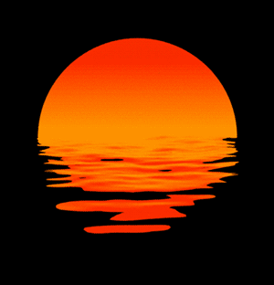 Sunset Animation Cool Image