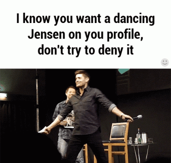 Supernatural Jensen Ackles Funny Dancing Animated Gif Nice
