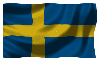 Sweden Flag Waving Animated Gif Cute