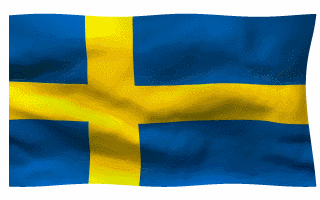 Sweden Flag Waving Animated Gif Love