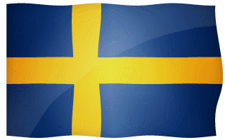 Sweden Flag Waving Animated Gif Super