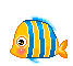 Tiny Small Pixel Fish Aquarium Animated Gif Picture Cool Image HD