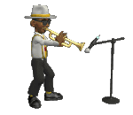 Trumpet Musician Animated