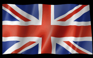 UK British Flag Waving Animated Gif Cute