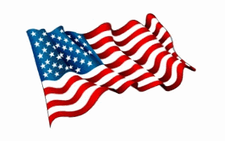 USA American Flag Waving Animated Gif Hot Pretty