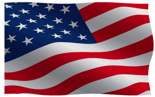 USA American Flag Waving Animated Gif Nice Cute
