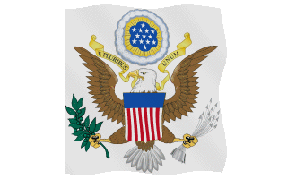 United States Coat Of Arms Flag Waving Animated Gif Hot
