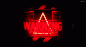 Warning Red Blinking Sign Animated Gif Cool Image