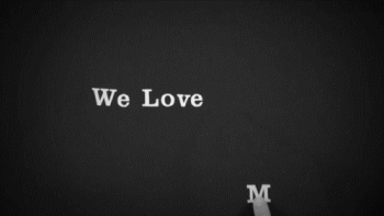 We Love Music Text Sign Animated Gif