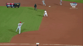 Amazing Base Steal Baseball Animated Gif