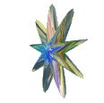 Animated Epic 3D Rainbow Colored Star Epic