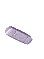 Animated Pill Purple Tablet Hot