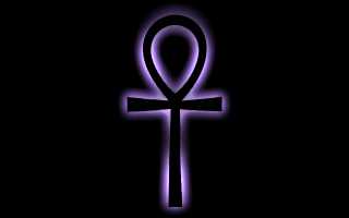 Ankh Black Purple Symbol Moving Animated Gif Love