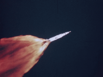 Apollo Rocket Blast Off Rocket Animated Gif Image
