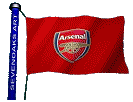 Arsenal Flag Soccer Animation