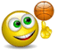 Basketball Spinner Smiley Animated