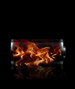 Battery Loading Fire Animation