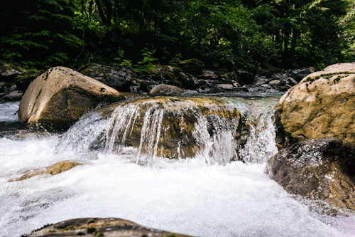 Beautiful Water Flowing Brook Over Stone Animated Gif - Download hd ...