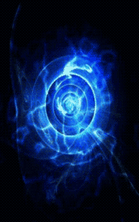 Blue Plasma Light Animation Hot