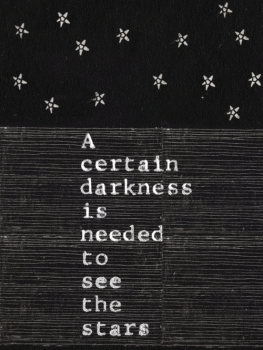 Cartain Darkness Is Needed To See Stars Positive Uplifitng Quote Gif