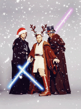 Christmas Star Wars Animated Gif
